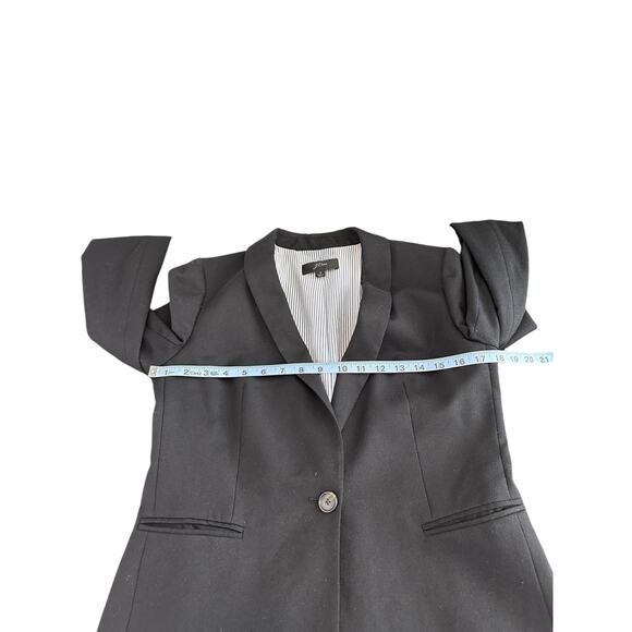 J.Crew Black Preppy Academia Wool Flannel Parke Blazer Size 2 Style J5627 - Picture 12 of 14